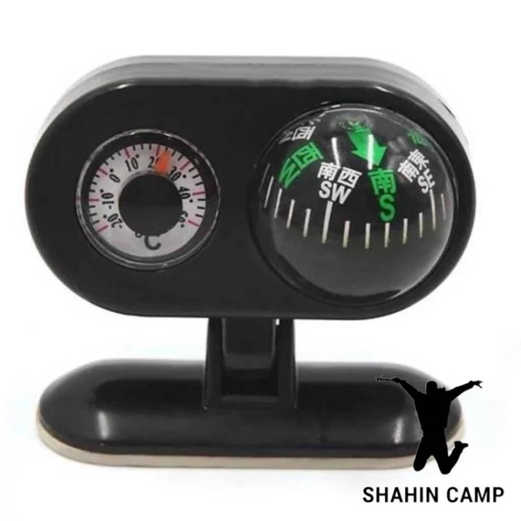 قطب نما خودروی دماسنج دار