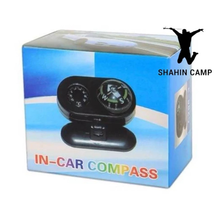 قطب نما خودروی دماسنج دار