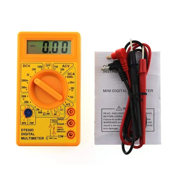 مولتی متر دیجیتال مدل DT830D
